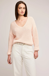 Spencer Knit Sweater In Rosewater