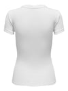 O-Neck Tee In White