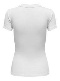 O-Neck Tee In White