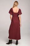 Colyn Sangria Midi Dress