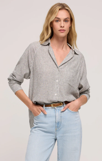 The Perfect Line Top In Sea Salt