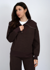 Sean Luxe Pullover in Chocolate