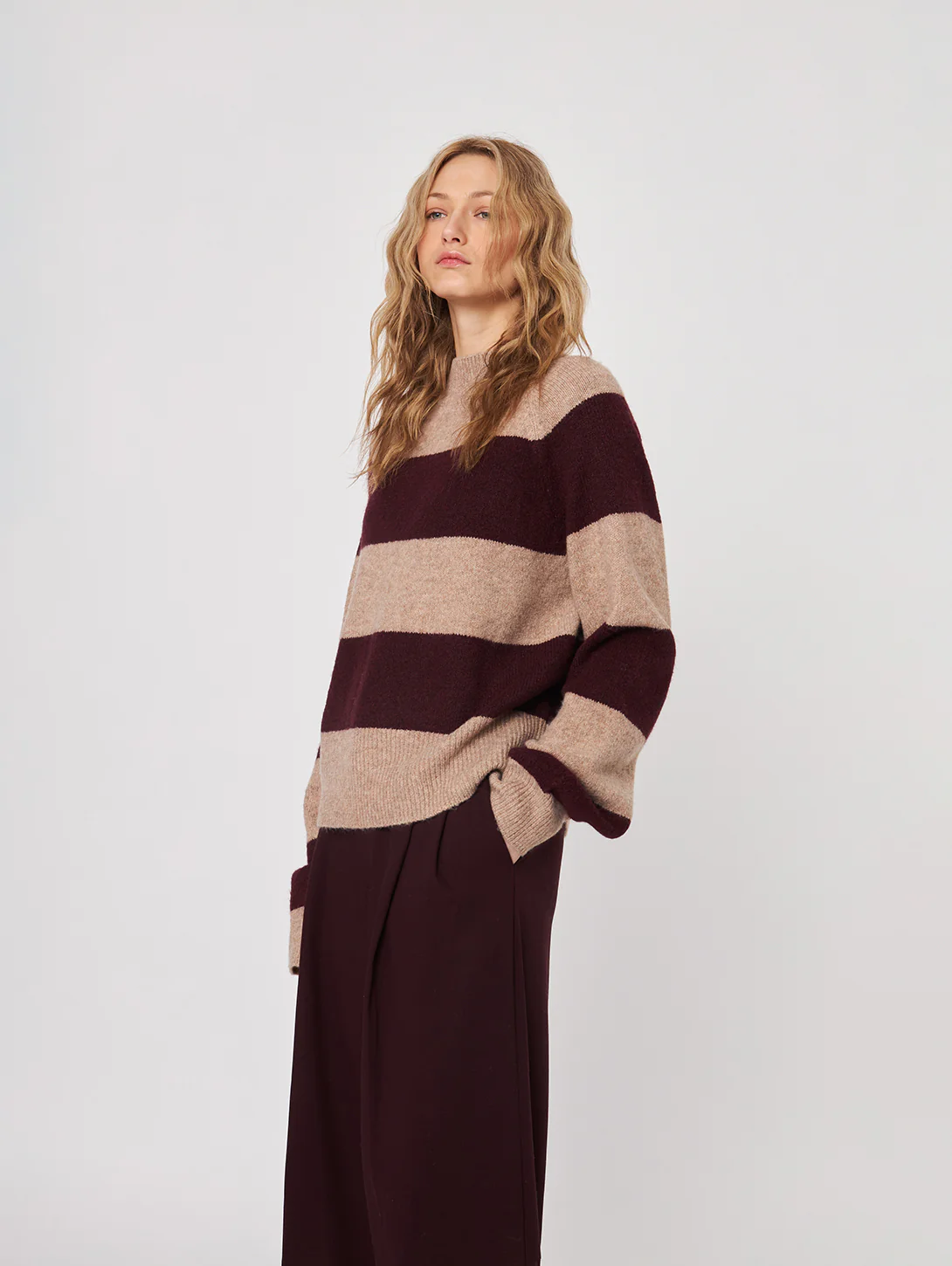 Edison Sweater in Pinot