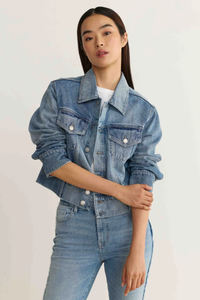 KPB Cropped Denim Jacket | Bambino