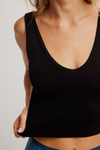 Solid Rib Brami | Black