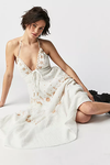 Real Love Embroidered Dress In Ivory