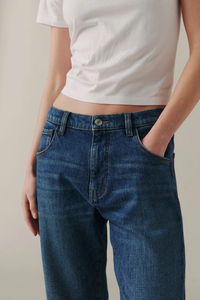 SAN - Low Slung Boyfriend Jean 28" | Settle Down