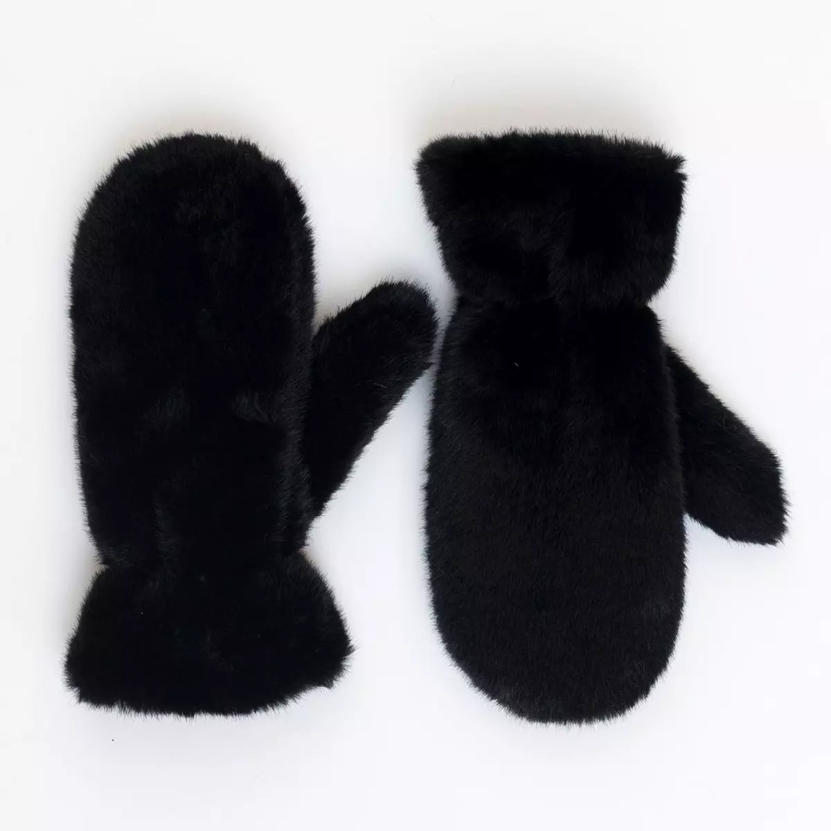 Luxe Faux Fur Mittens