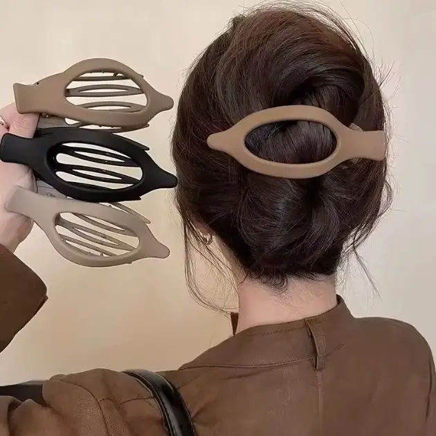 Oval Lay Flat Hair Clip | Multiple ColourWays