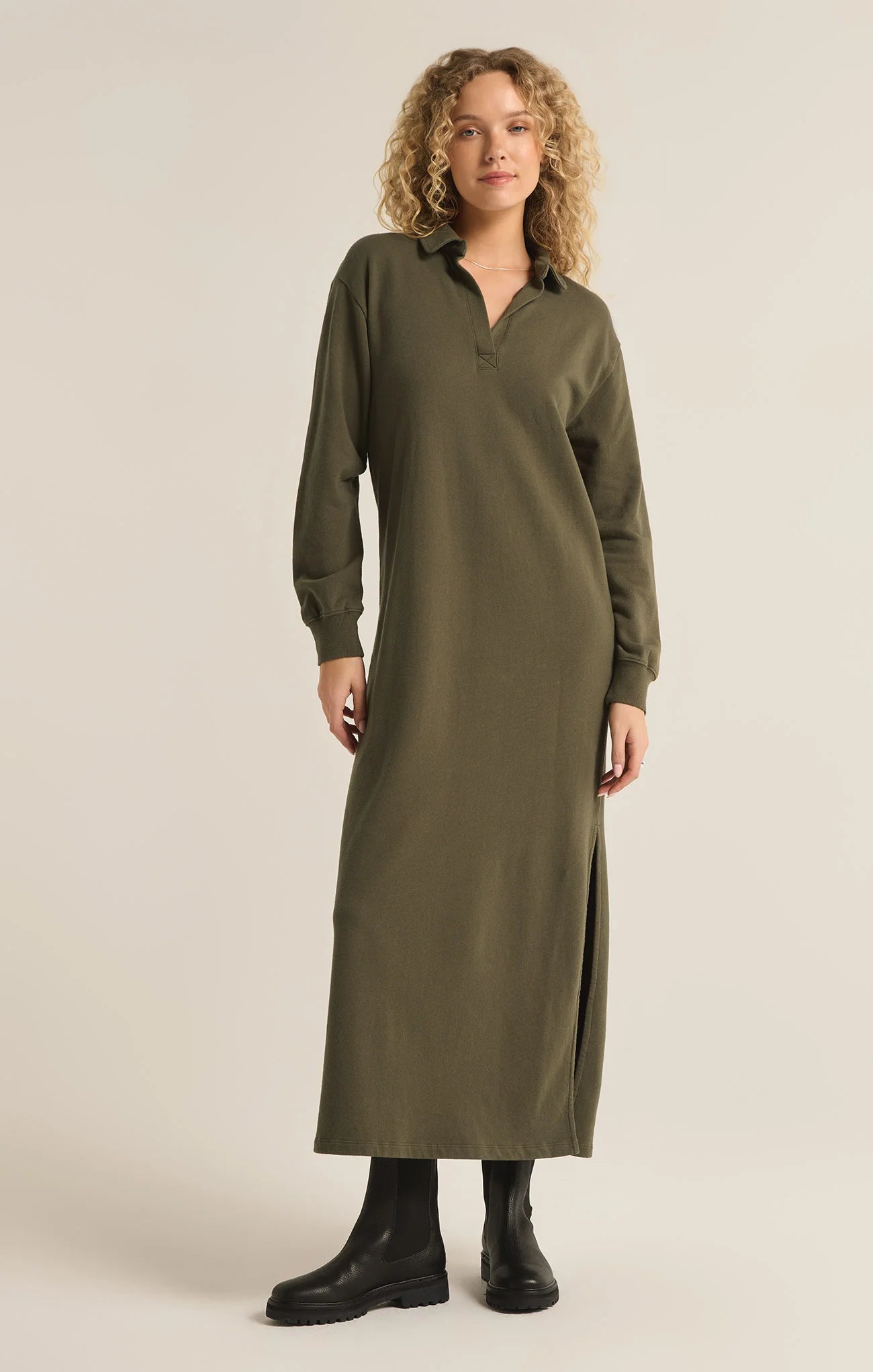 Aspen Maxi Dress in Olive