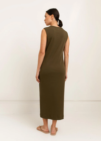 Camilla Dress |  Dark Olive