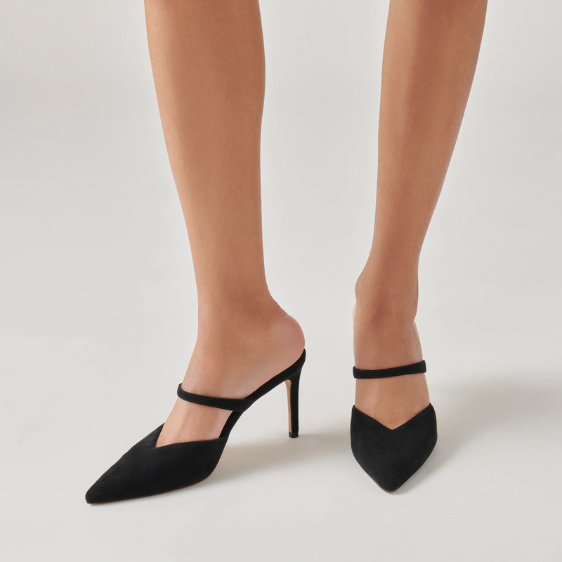 Kanika in Black Suede