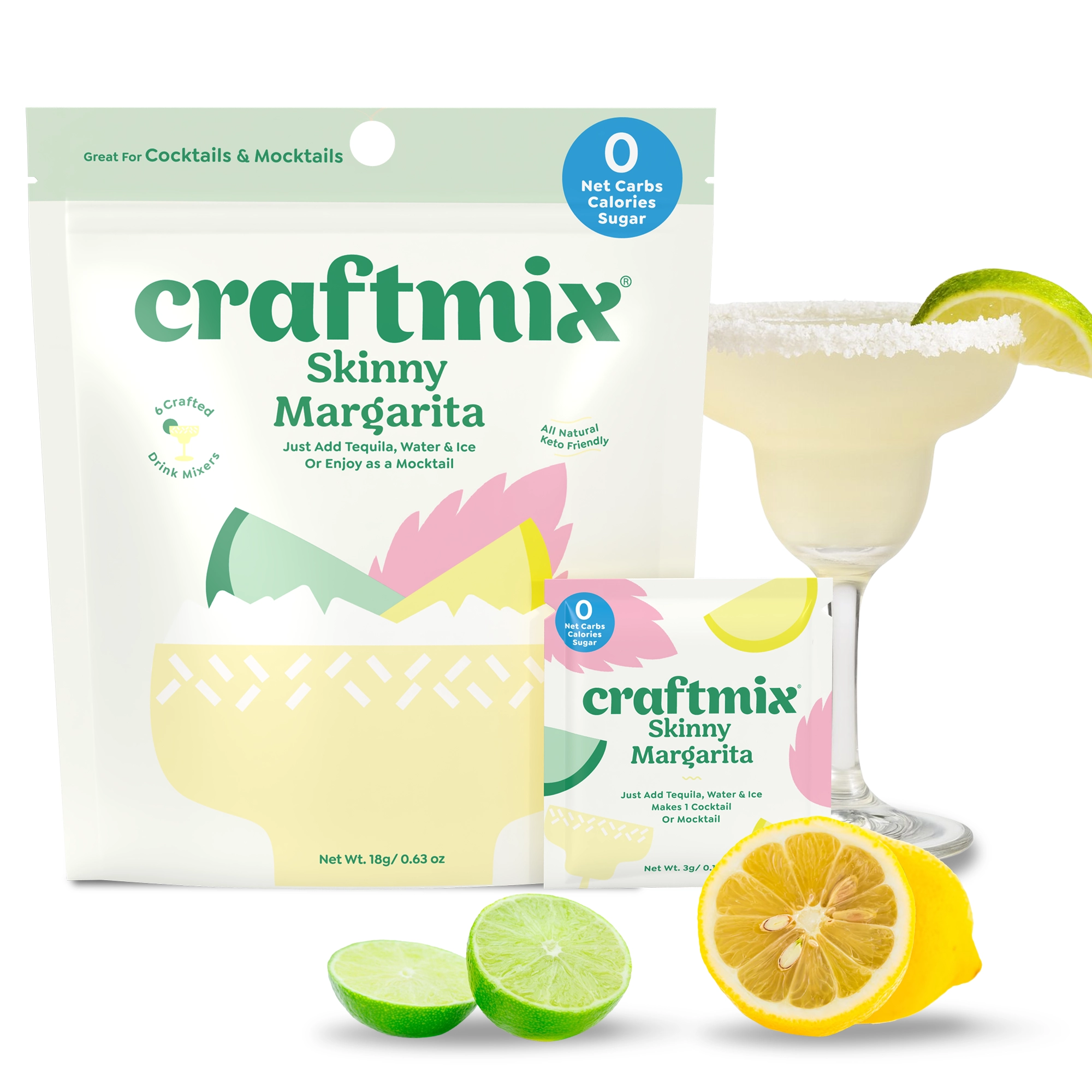 6 pk Skinny Margarita | Cocktail Mixers