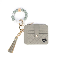 Calgary Bracelet Card Case in Grey