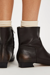 Easy Does It Vegan Ankle Boot in Chocolate