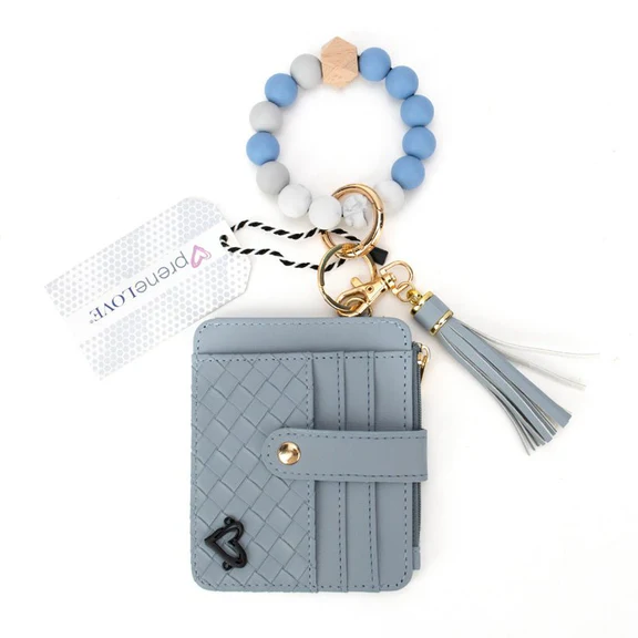 Calgary Bracelet Card Case In Sky Blue