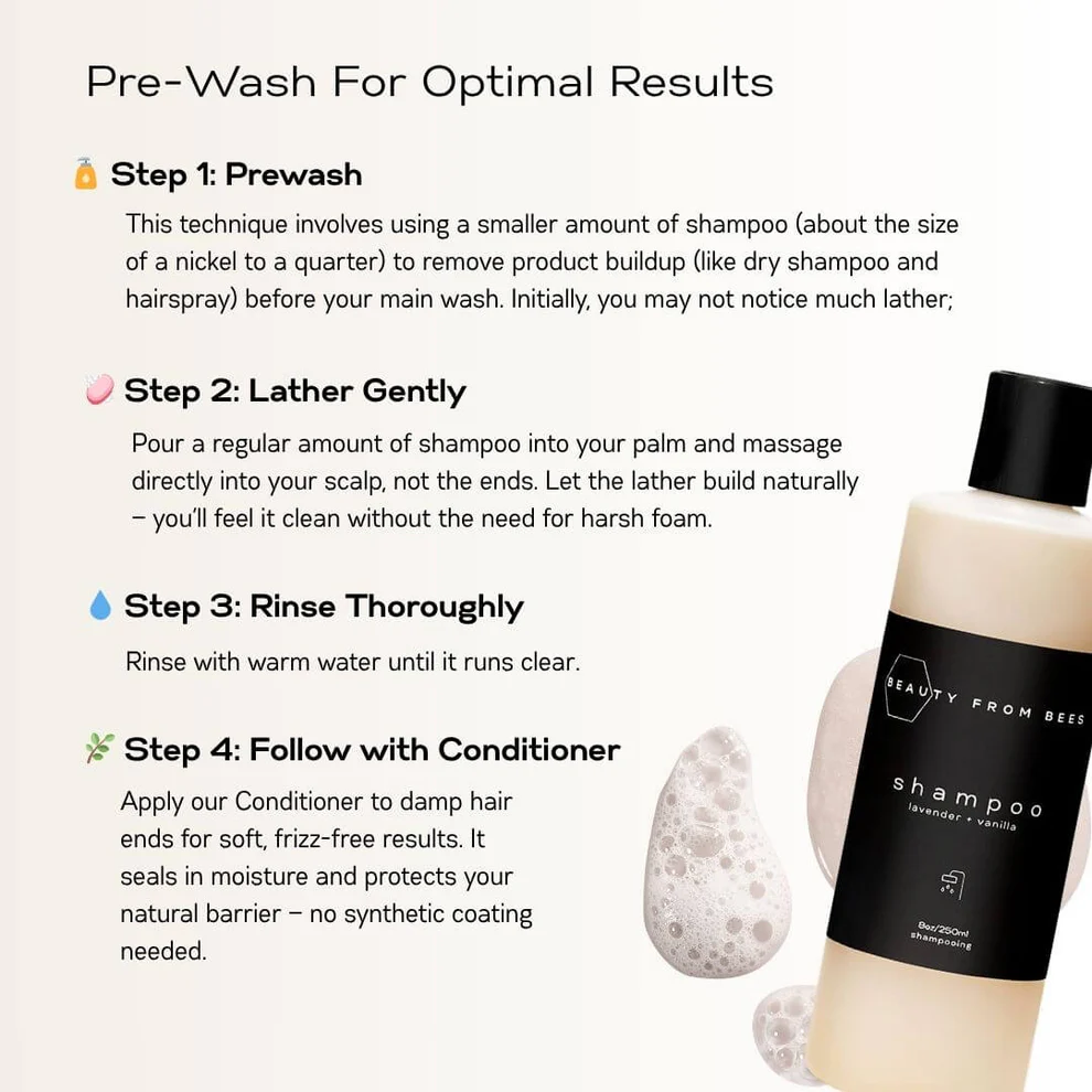 Shampoo | Lavender + Vanilla 8oz