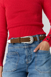 Cannon Suede Belt | Espresso