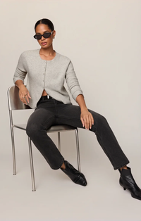Medina Cozy Cardigan in Feather Grey