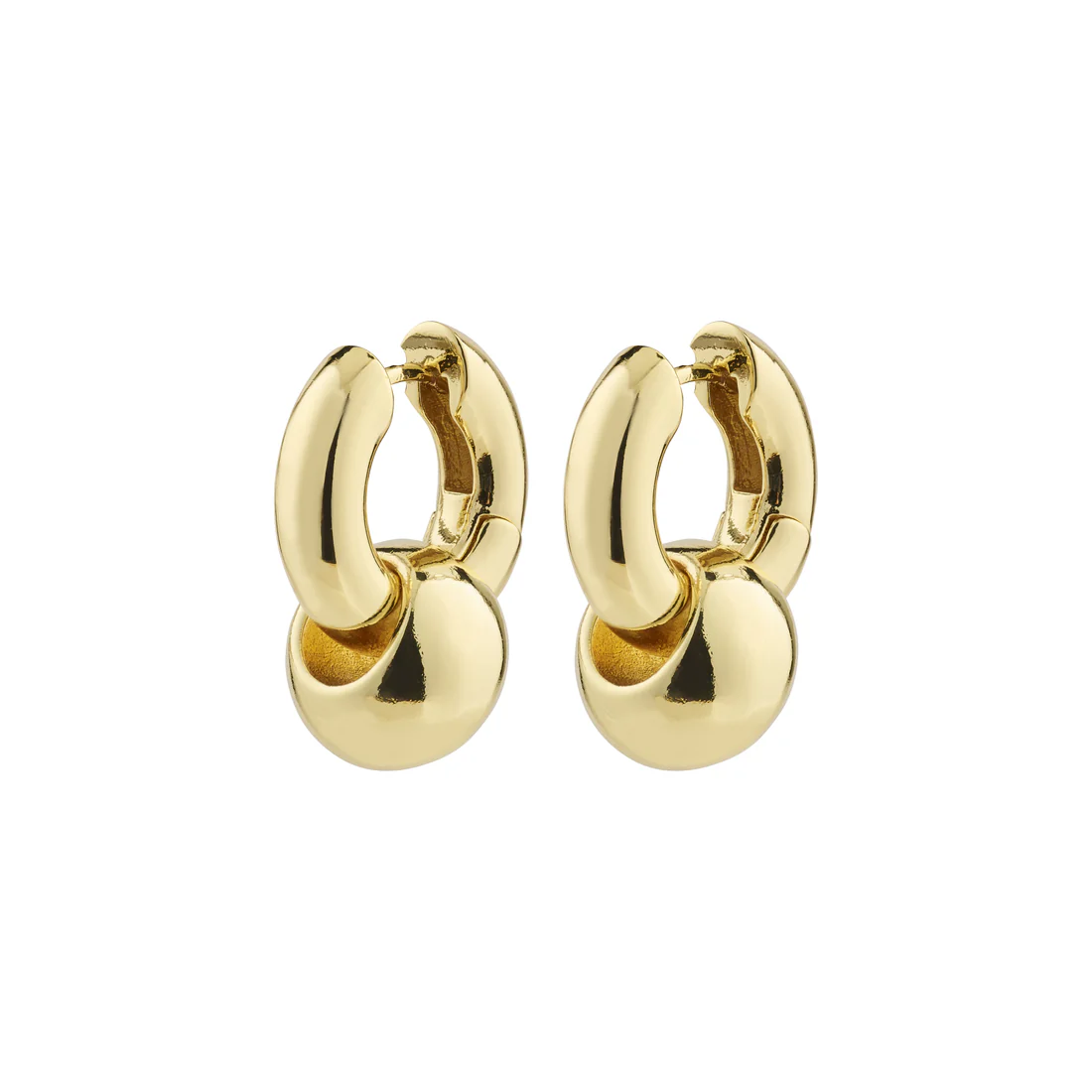 INTENT Chunky Earrings Gold Plated