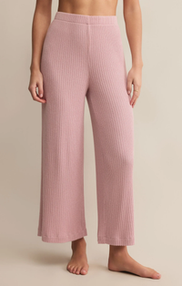 Coastline Rib Pant | Pink Pearl