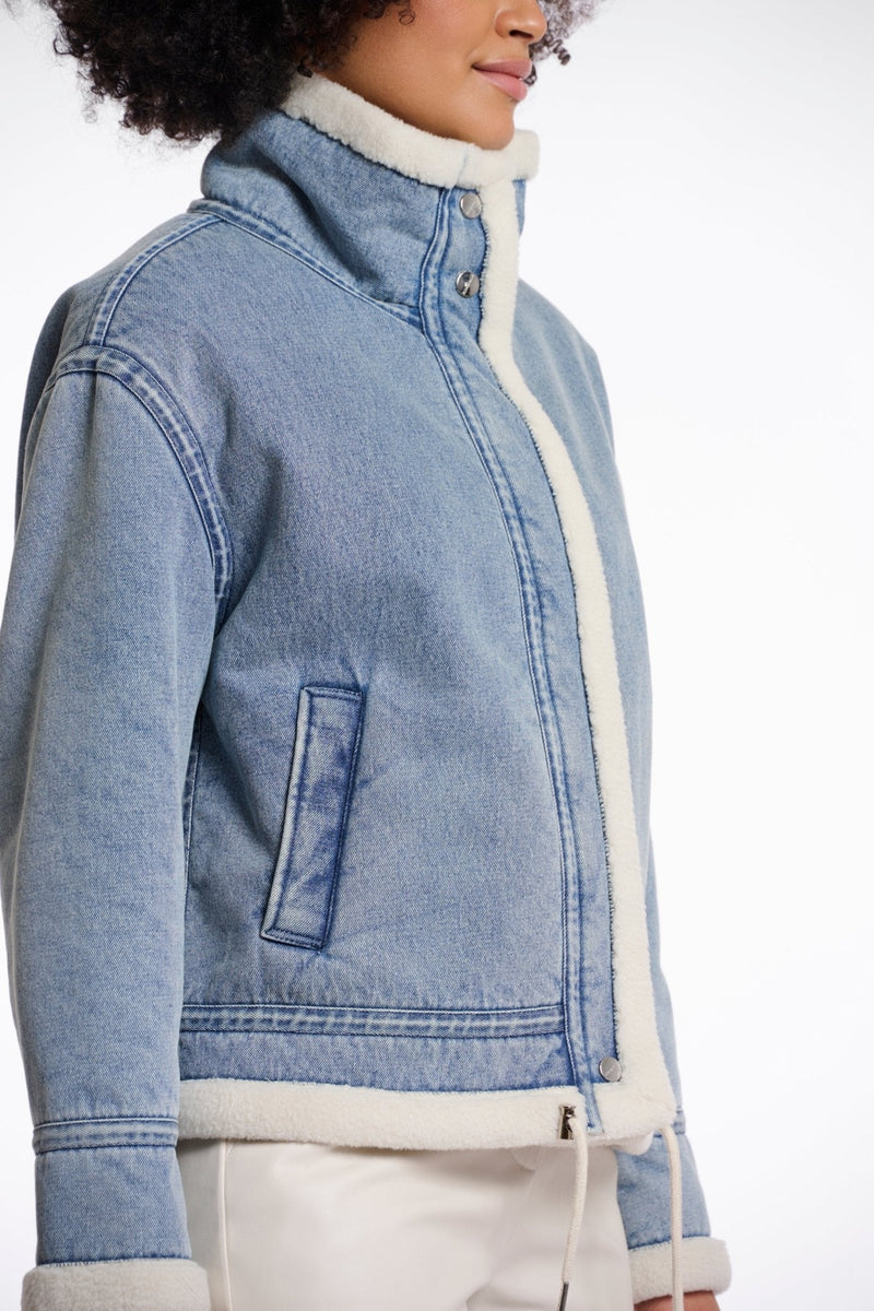 Beck Denim Sherpa Lined Jacket