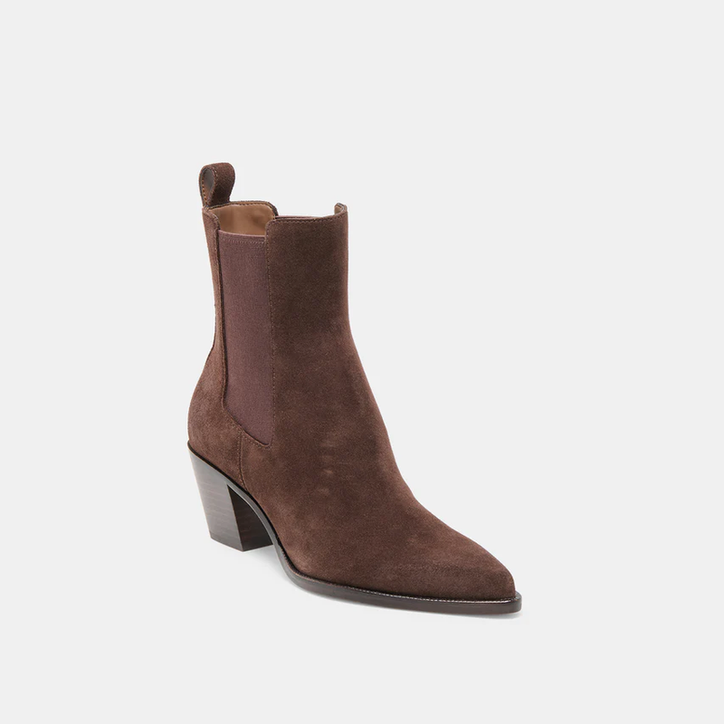 Sadie H2O Waterproof Suede Boot in Chocolate