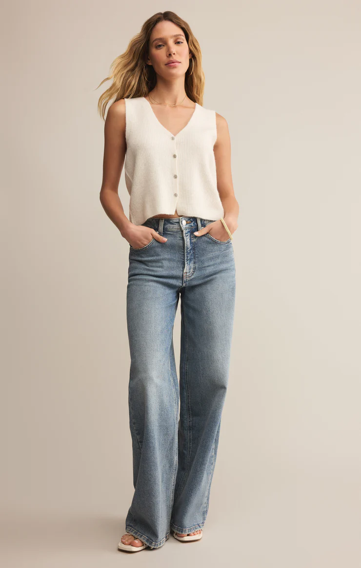 Bryce Sweater Vest | Crystal