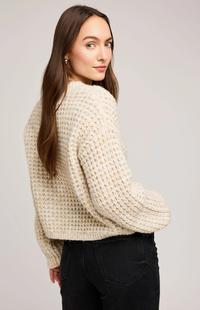 Willow V-Neck Sweater | Heather Oat