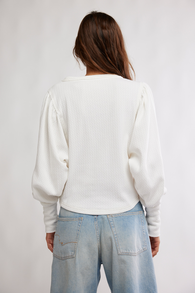 Quinn Knit Thermal in Ivory