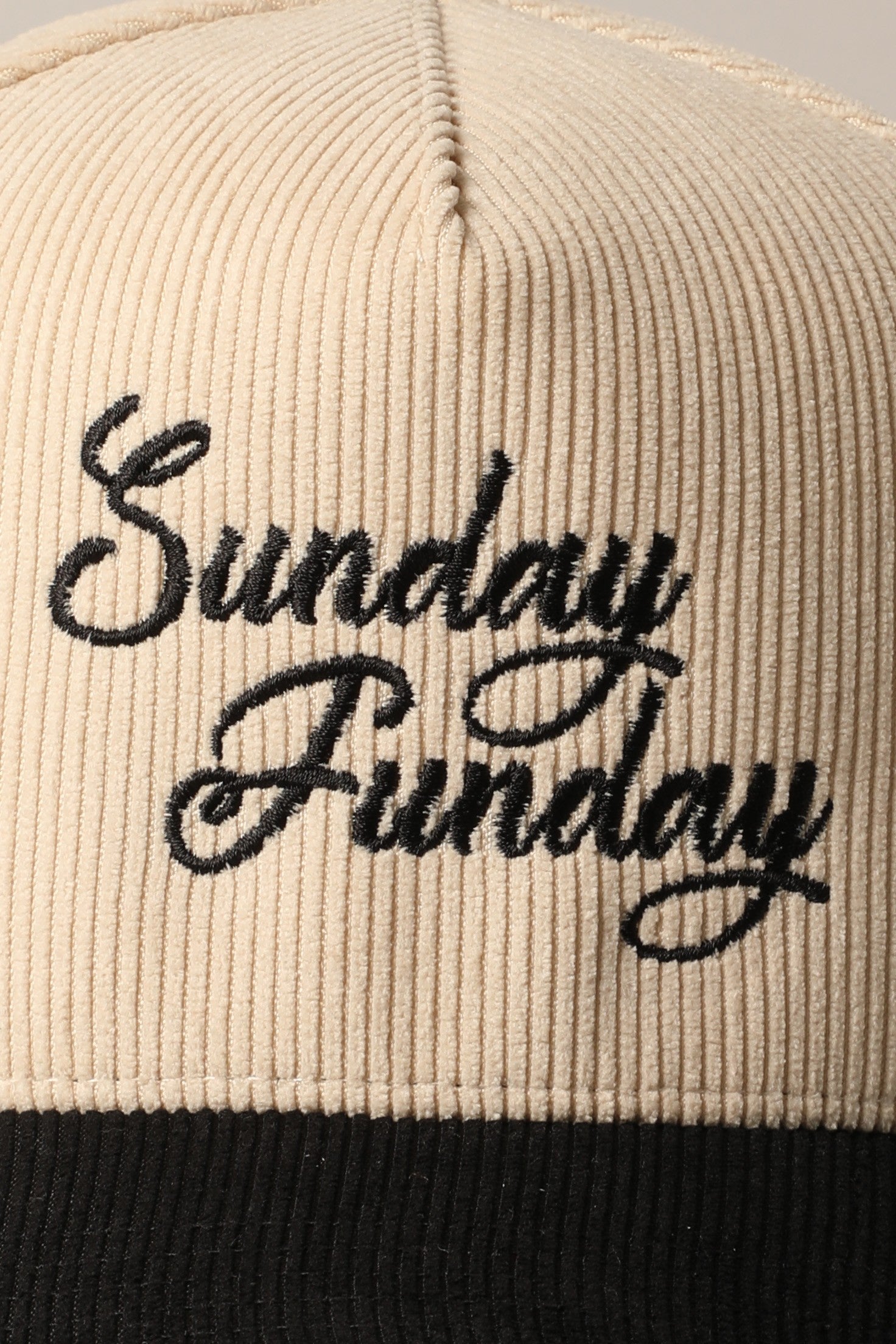 Sunday Funday Corduroy Trucker Hat