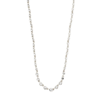 IMOGENE CRYSTAL NECKLACE | SILVER