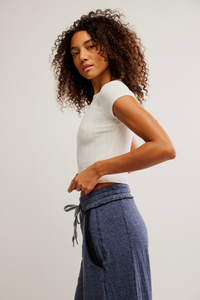 Wait a Minute Baby Tee | Oatmeal