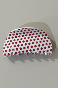 Polka Dot Claw Clip