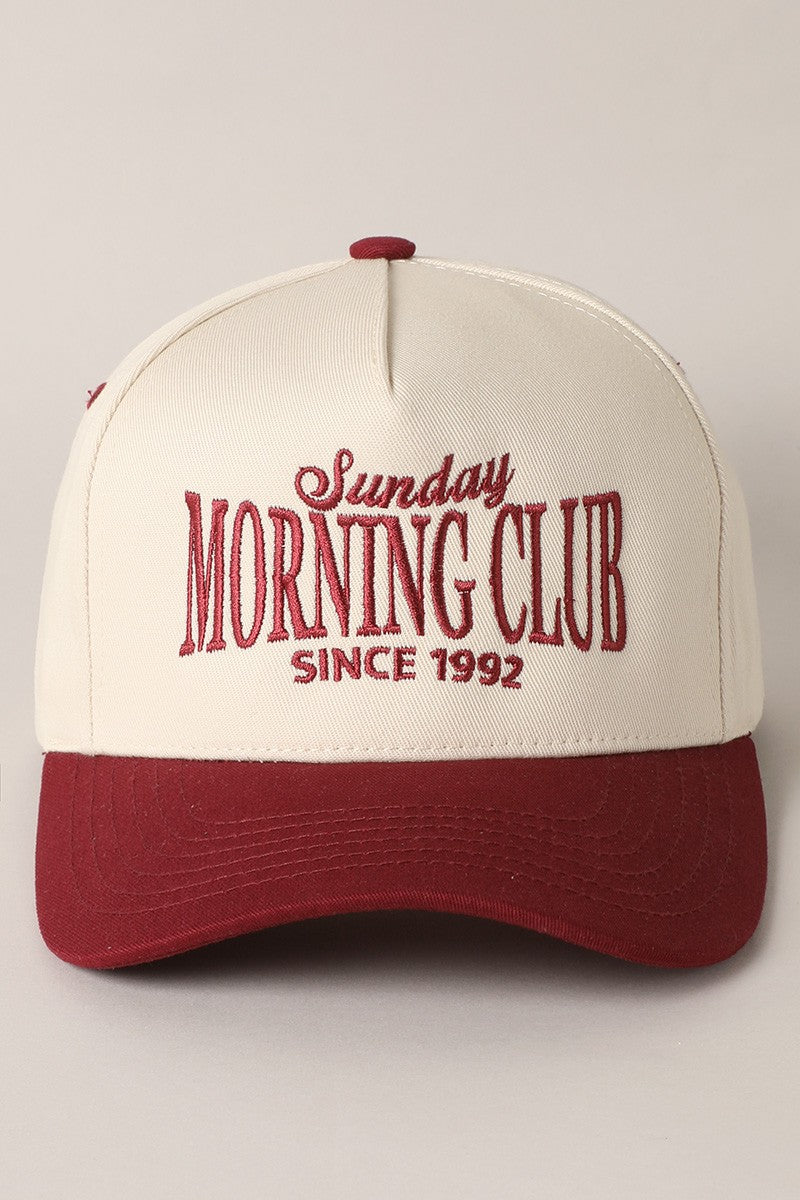 Sunday Morning Club Trucker Hat