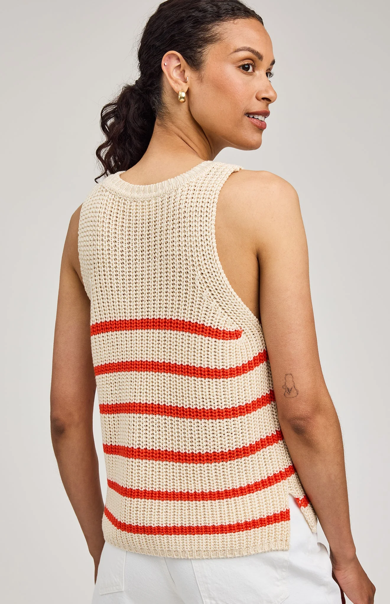 Andrea Knit Tank | Grenadine Stripe