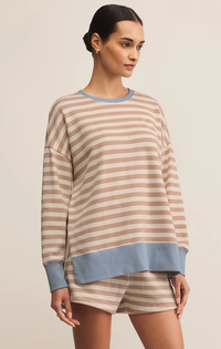 Layer Up Stripe Lounge Set | Evening Sand