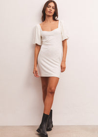 Belle Knit Eyelet Mini Dress