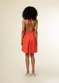 The Aliona Dress In Orange