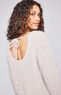 Nadia Pullover in Heather Pearl