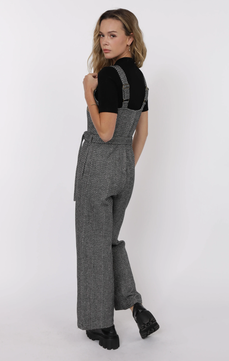 Femme Energy Belted Overall Jumpsuit