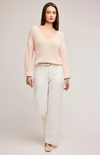 Spencer Knit Sweater In Rosewater