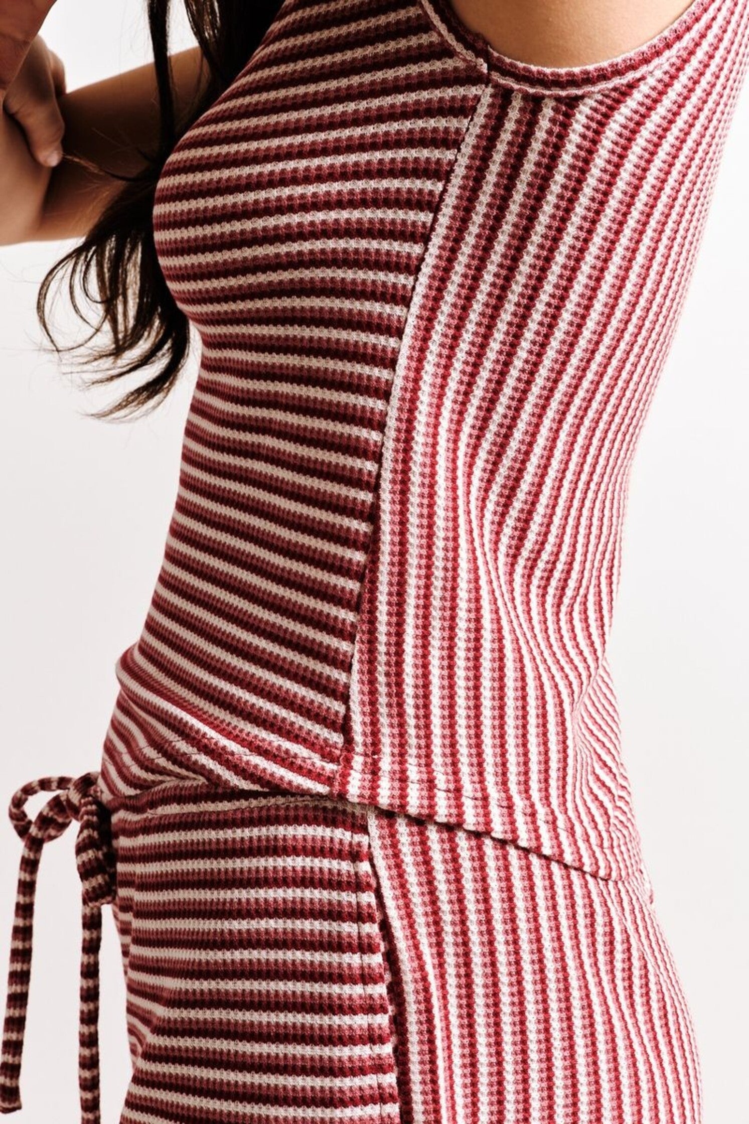Sienna Stripe Top | Gradient Red