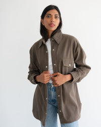 Shania Denim Jacket | Espresso