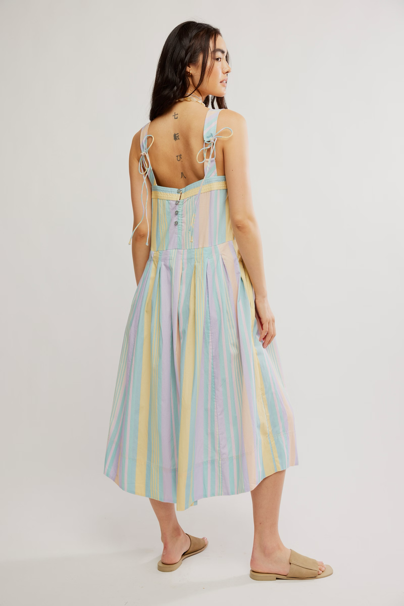 Primavera Stripe Midi | Pastel Combo