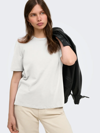 Happy Short Sleeve O-Neck Tee