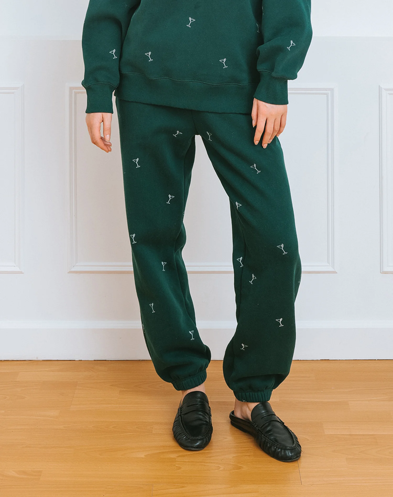 All Over Martini Oversized Jogger