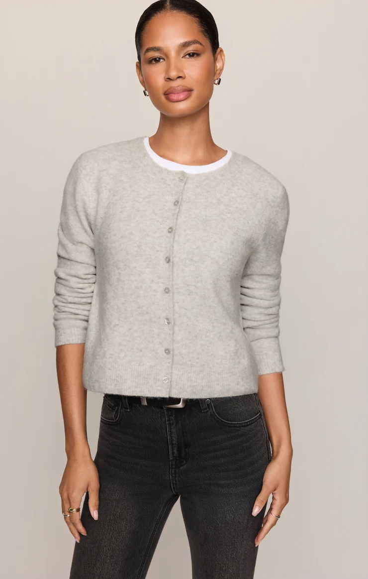 Medina Cozy Cardigan in Feather Grey