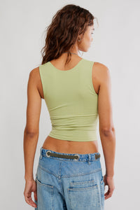 Clean Lines Muscle Cami | Winter Pear