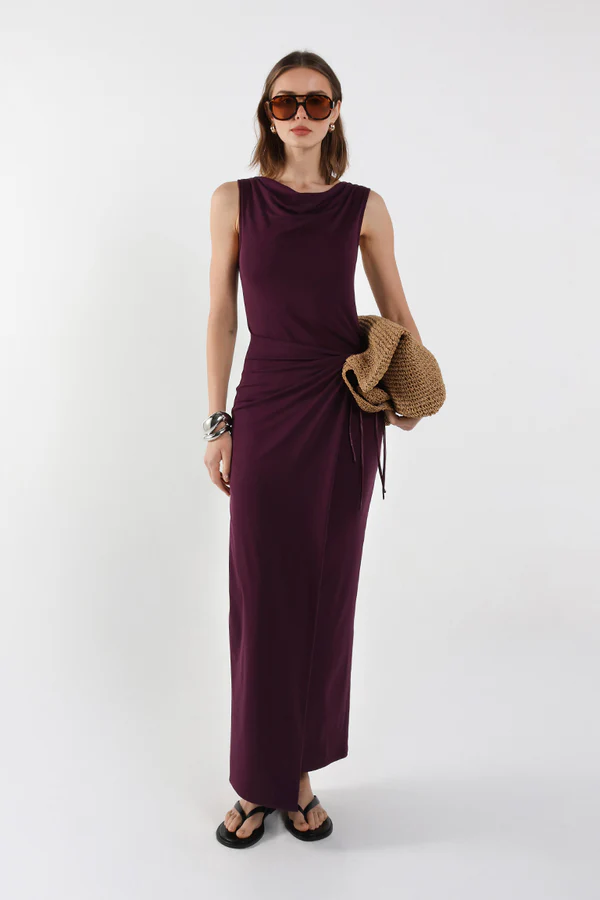 Evelina Maxi | Plum